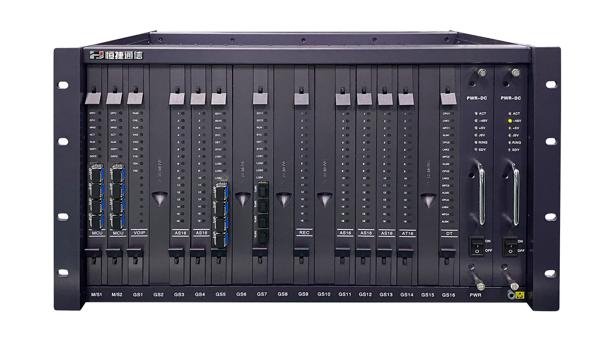 恒捷HJ-E800数字程控交换机机房
